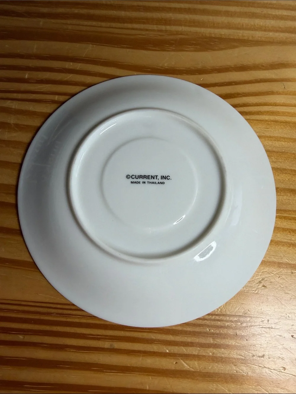 Vintage Current Inc Christmas Poinsettia Teacup & Saucer Set